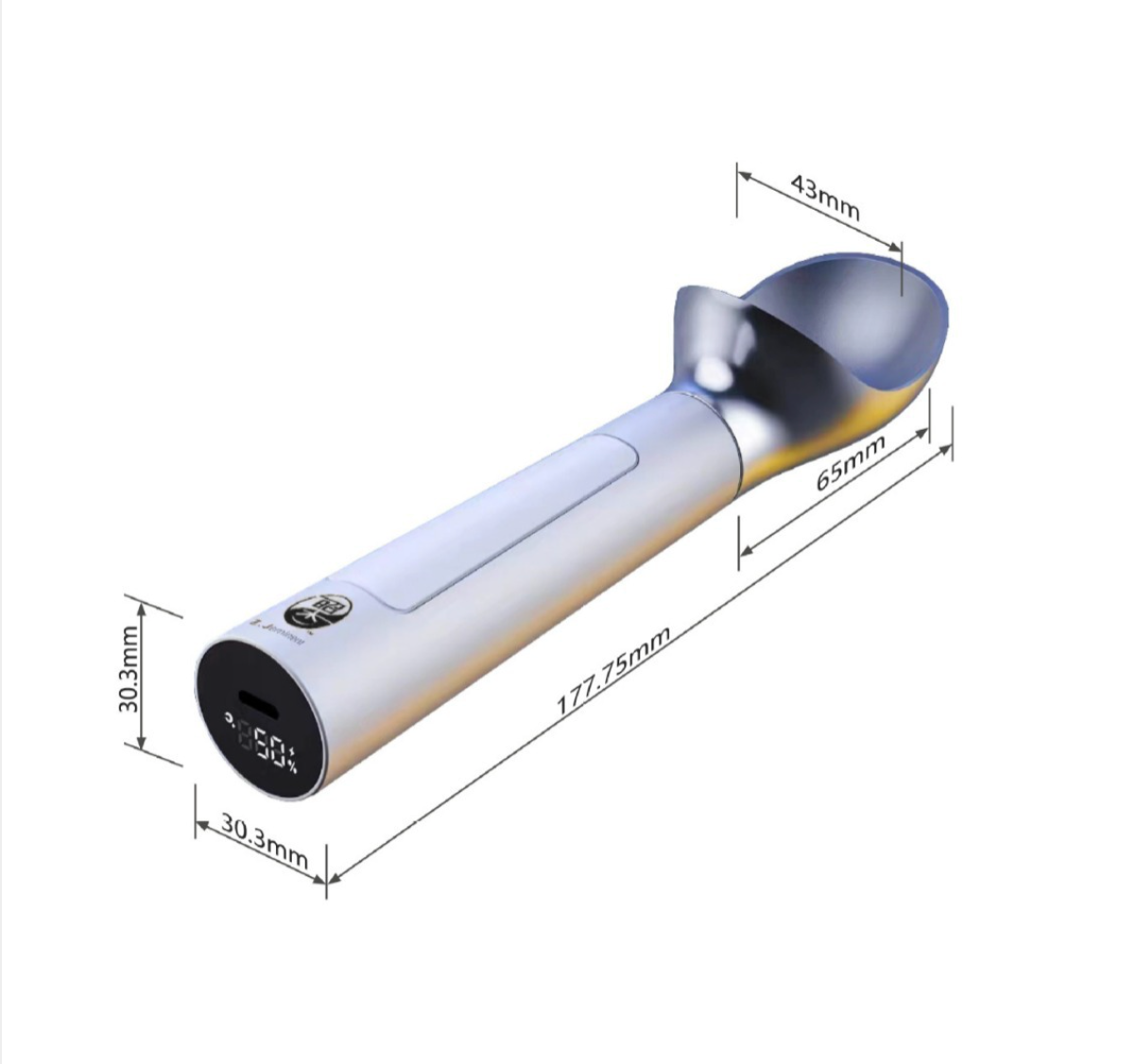 ScoopEase™ Cuchara Eléctrica Calefactora para Helado